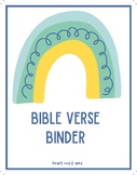 Bible Verse Memory Binder