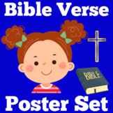 Bible Verse Posters Christian Bulletin Board Preschool Kin