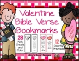 Bible Verse Valentine Bookmarks