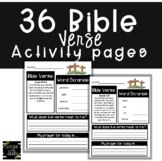 Bible Verse Worksheet