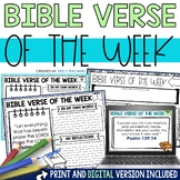 Bible Study Verse of the Week Bible Lessons Kids Personal 