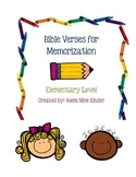 Bible Verses Memorization Cards