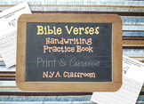 Bible Verses Handwriting and Penmanship Practice