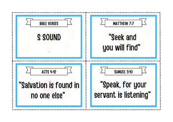 Preview of Bible Verses S Sound Initial Position