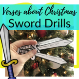 Bible Verses about Christmas Printable Sword Drills
