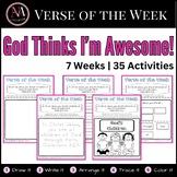 Bible Memory Verses for KIDS | 35 Activities | Affirmations