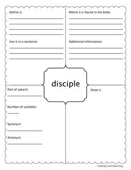 bible vocabulary by fourth grade frenzy teachers pay teachers