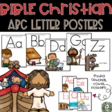 Bible Wall Alphabet Posters Christian ABC Classroom Decor