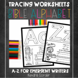 Bible Writing : ABC Tracing Worksheets : Bible ABCs Play D