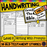 Bible Writing Prompts | Bible Story Handwriting Practice f