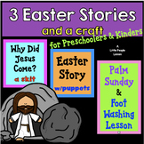 Bible on a Budget for preschoolers: 3 Easter stories, w/ a