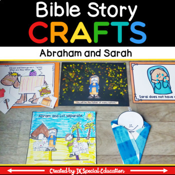 Preview of Bible story Abraham and Sarah Craft set | Bible activity for Preschool Toddlers