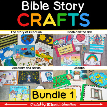 Preview of Bible story crafts Bundle 1 | Old testament stories Creation Abraham Joseph