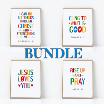 Download Bible Verses Posters Bundle Vol 10 Christian Quotes Wall Art By Darrakadisha