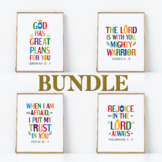 Bible verses posters bundle Vol. 15 - Christian quotes for