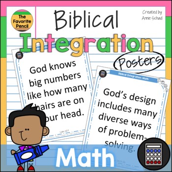 Preview of Biblical Integration for Math