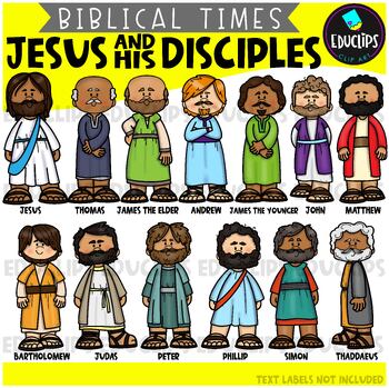 Biblical Times DISCIPLES - Clip Art Set {Educlips Clipart} by Educlips ...