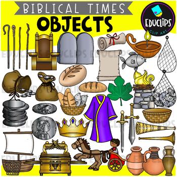 Preview of Biblical Times OBJECTS - Clip Art Set {Educlips Clipart}