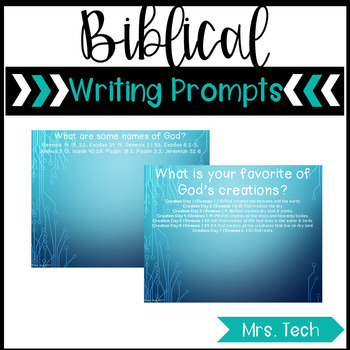 Preview of Biblical Writing Prompts