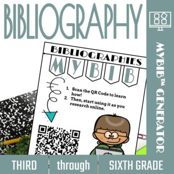 Preview of Bibliography Generator Lesson