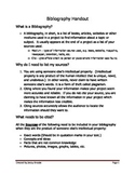 Bibliography Handout