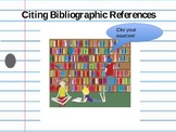 Bibliography Practice POWERPOINT - Create a Book List for 