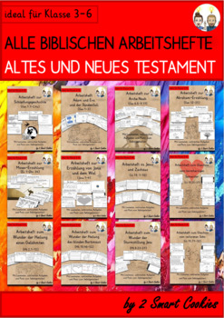 Preview of Biblische Arbeitshefte Materialpaket (bundle) Bibel Altes und Neues Testament