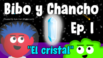 Preview of Bibo y Chancho Ep. 1 - "El Cristal" - Teach Spanish with Stories - Novice
