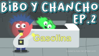 Preview of Bibo y Chancho Ep. 2 - "Gasolina" - Teach Spanish with Stories - Novice