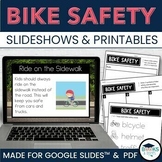 Bicycle Safety Lesson & Bike Safety Printable Worksheets f