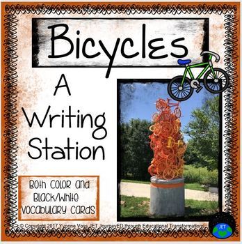 Preview of Bicycle Mini Writing Station