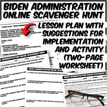 Preview of Biden Administration Webquest with Digital Option