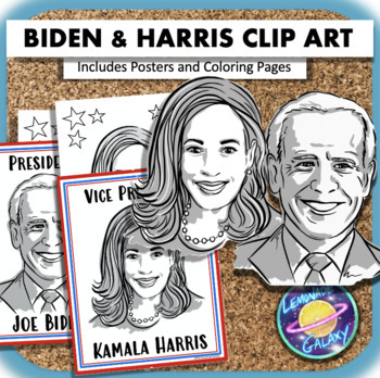 Preview of Biden & Harris Clip Art / Posters