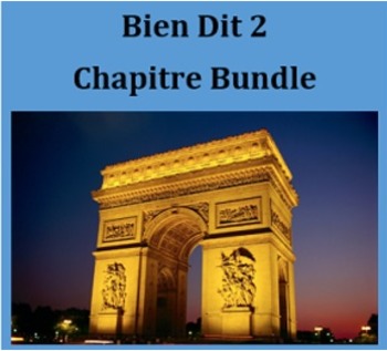 Preview of Bien Dit 2 Chapitres 1 - 5 Mega Bundle