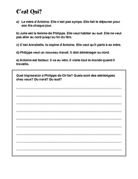 Bienvenue Chez les Ch'tis RESOURCE FRENCH by AWESOME FRENCH LESSON PLANS