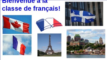 Preview of Bienvenue à la classe de français!