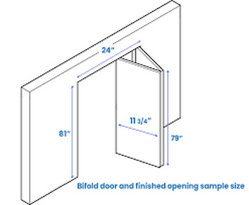 Preview of Bifold Rough Opening Chart