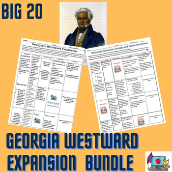 Preview of Big 20 Westward Expansion BUNDLE! No Prep Spiral Review ~SS8H4