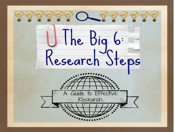 Preview of Big 6 Research Skills