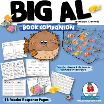 Preview of Big Al | Book Companion | Children's Literature | First Grade