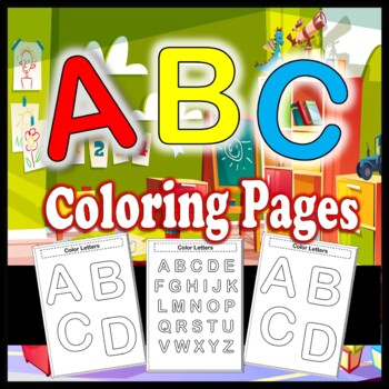 Preview of Big Alphabet Coloring Pages