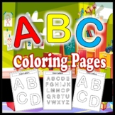 Big Alphabet Coloring Pages