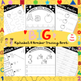 Preview of Handwriting Practice Packet: Letter Formation, Fine Motor Alphabet Number Trace