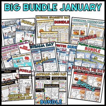 Preview of Big BUNDLE January Activities  Holidays And Events