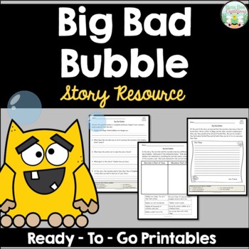 Preview of Big Bad Bubble - Story Resource - Printable PDF
