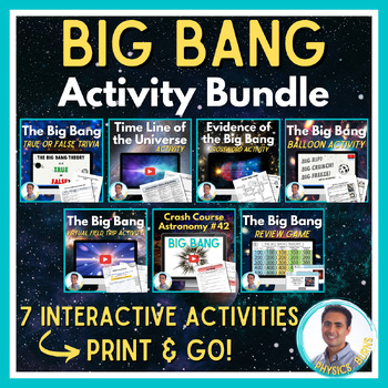 Preview of Big Bang Theory Activity/Project Bundle | Astronomy | Space Science