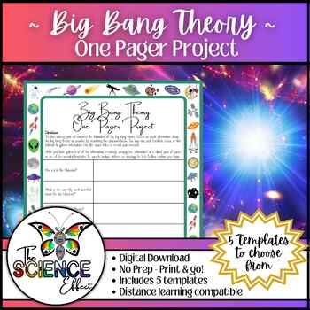 big bang theory research project