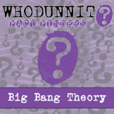 Big Bang Theory Whodunnit Activity - Printable & Digital Game Options