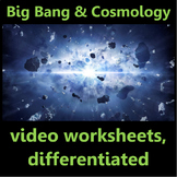 Big Bang and Cosmology: video questions, differentiated.