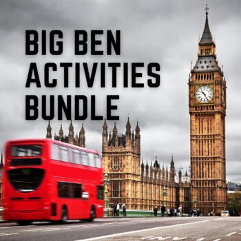 Preview of Big Ben Activities Bundle - London landmarks - British History - Art History